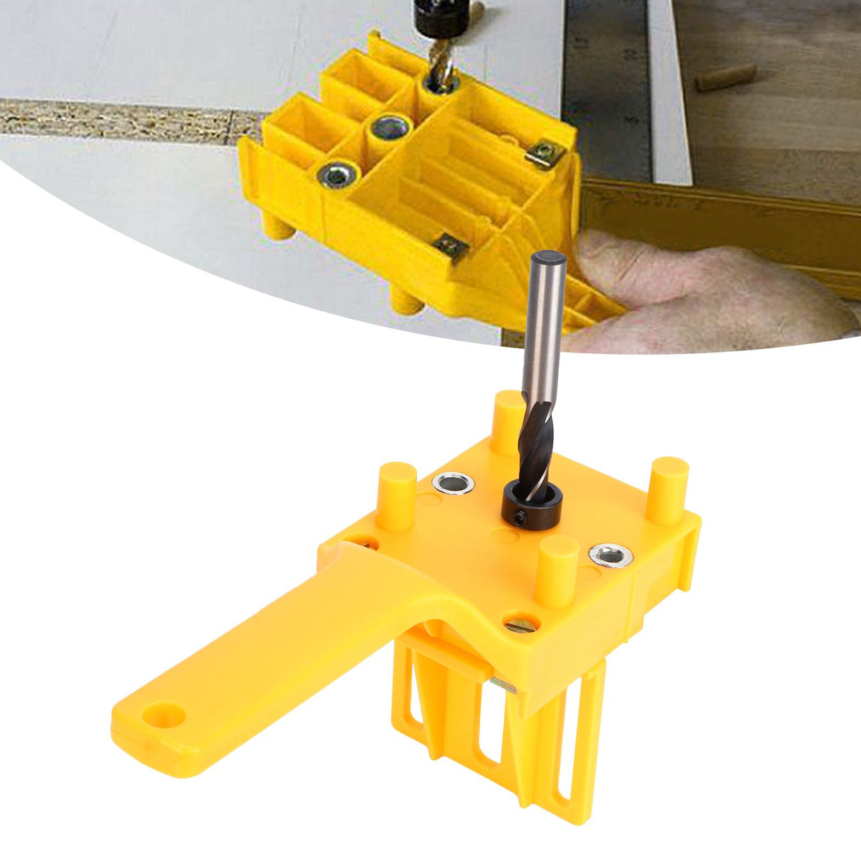 38Pcs/Set ABS Woodworking Punch Locator Set Doweling Pocket Hole Jig Puncher Tool