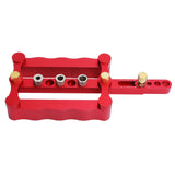 Self Centering Doweling Jig Borehole Locator with Scale Kit DIY Woodworking Tools