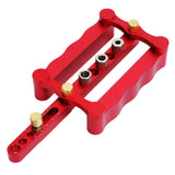 Self Centering Doweling Jig Borehole Locator with Scale Kit DIY Woodworking Tools