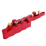 Self Centering Doweling Jig Borehole Locator with Scale Kit DIY Woodworking Tools