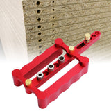 Self Centering Doweling Jig Borehole Locator with Scale Kit DIY Woodworking Tools - Extra Image