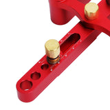 Self Centering Doweling Jig Borehole Locator with Scale Kit DIY Woodworking Tools