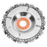 5/8in Grinder Wood Carving Disc Slot Cutting Sawing Blade Woodworking Tool Chain Plate