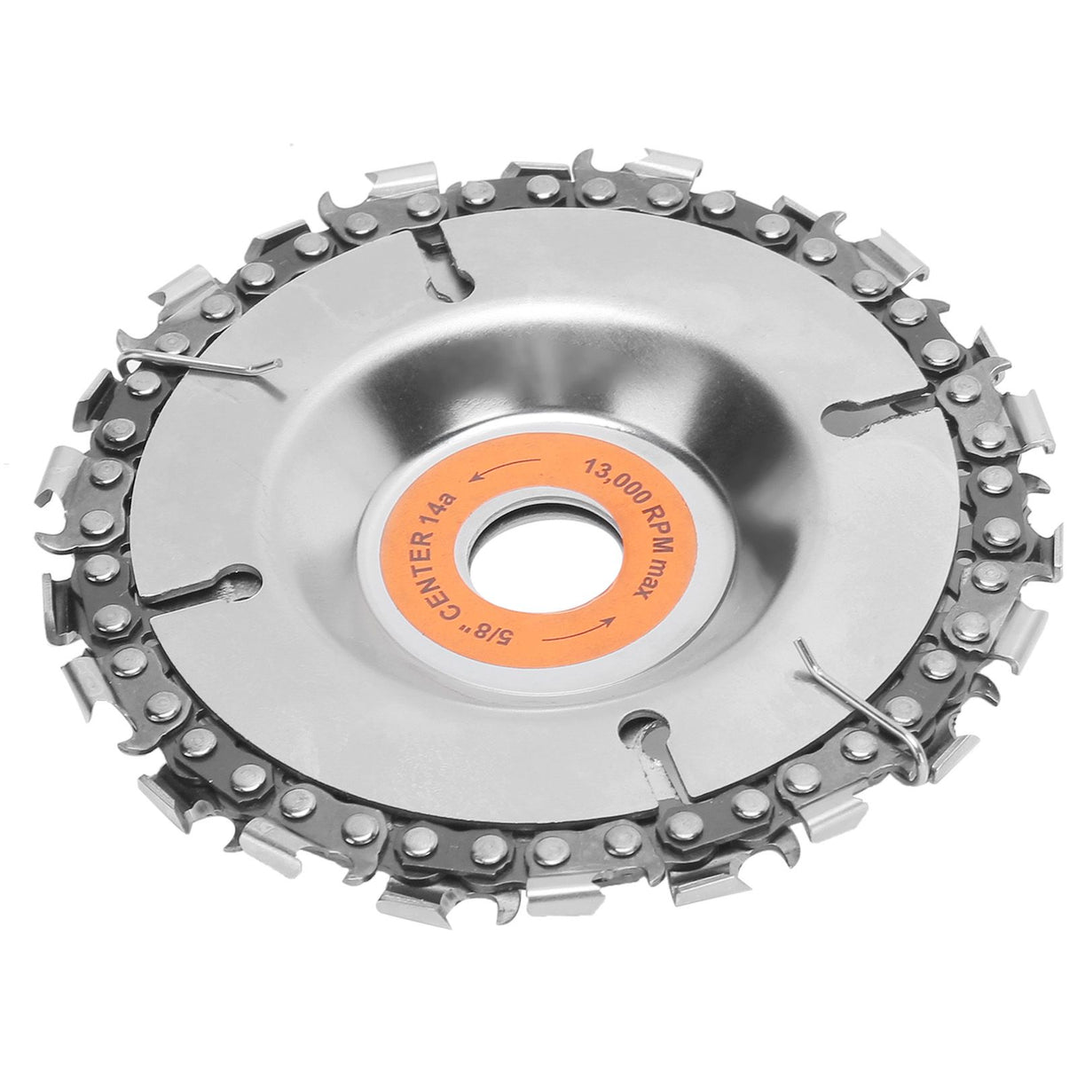 5/8in Grinder Wood Carving Disc Slot Cutting Sawing Blade Woodworking Tool Chain Plate