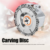 5/8in Grinder Wood Carving Disc Slot Cutting Sawing Blade Woodworking Tool Chain Plate