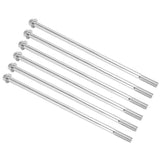 6Pcs Flange Bolt M10x260 Starter Engine Center Flange Bolt Gasoline Generator Replacement Parts - Top-Down View