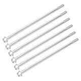 6Pcs Flange Bolt M10x260 Starter Engine Center Flange Bolt Gasoline Generator Replacement Parts - Rear View
