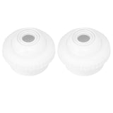 2PCS 1.5in Male Thread Rotatable Swimming Pool Spa Jet Massage Nozzle Return Jet - Top-Down View