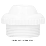 2PCS 1.5in Male Thread Rotatable Swimming Pool Spa Jet Massage Nozzle Return Jet