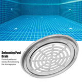 Floor Drain Round Stainless Steel Main Drainer Part Swimming Pool Accessory Supplies - Extra Image