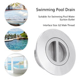 G2 Male Thread Swimming Pool Drain Water Suction Outlet Swimming Pool Accessory - Extra Image