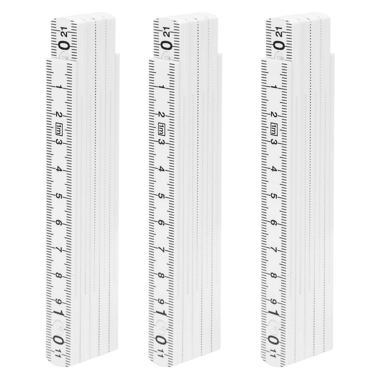 3Pcs Folding Ruler DIY Multi Angle Ruler Linear Measurement for Carpentry Tile Laying