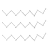 3Pcs Folding Ruler DIY Multi Angle Ruler Linear Measurement for Carpentry Tile Laying