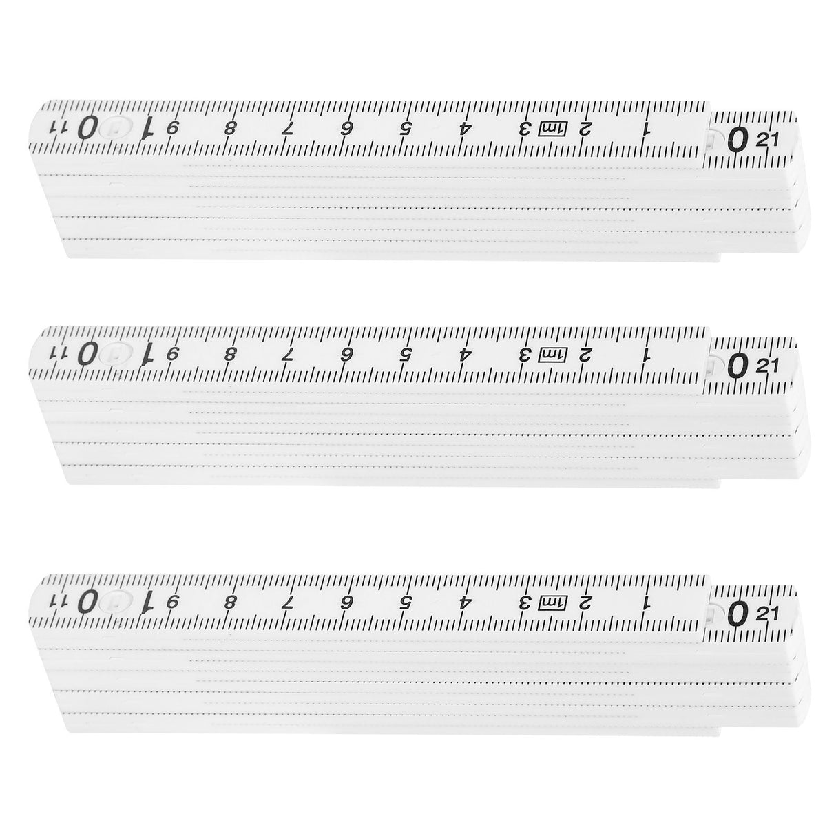 3Pcs Folding Ruler DIY Multi Angle Ruler Linear Measurement for Carpentry Tile Laying