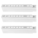 3Pcs Folding Ruler DIY Multi Angle Ruler Linear Measurement for Carpentry Tile Laying