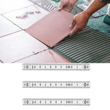 3Pcs Folding Ruler DIY Multi Angle Ruler Linear Measurement for Carpentry Tile Laying