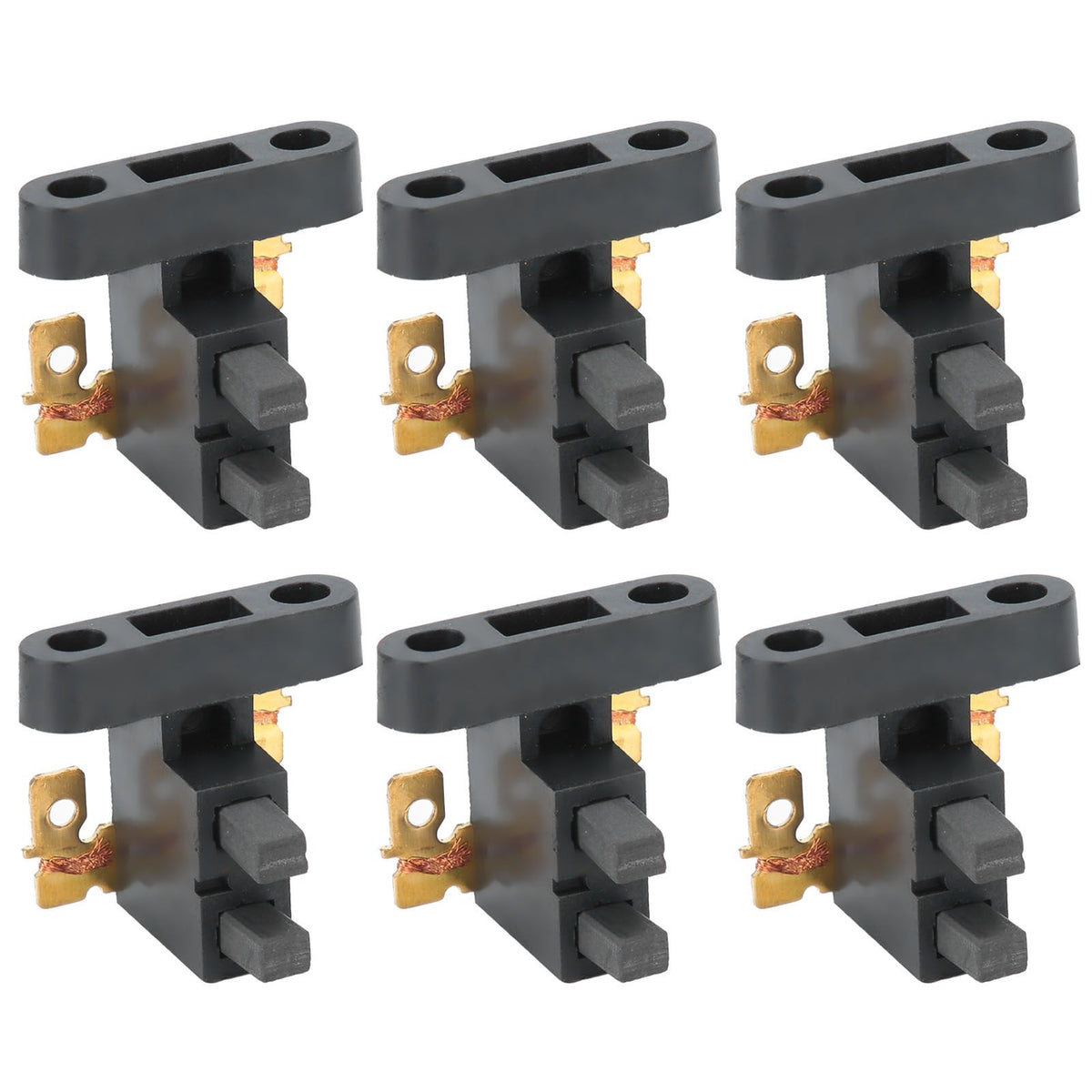 10PCS Carbon Brush Assembly Carbon Brush Holder Fit for 188F/190F/5-8KW Gasoline Generator