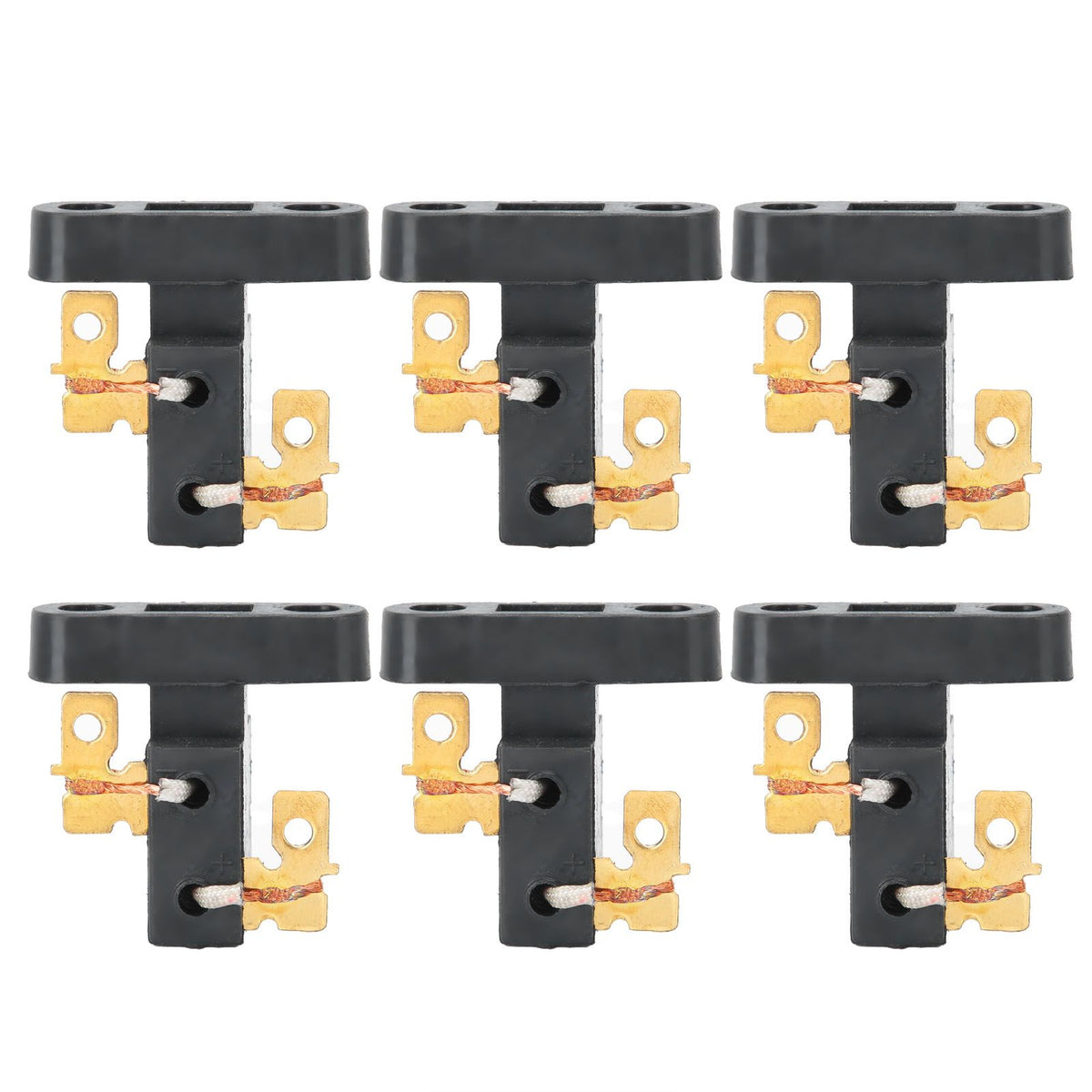 10PCS Carbon Brush Assembly Carbon Brush Holder Fit for 188F/190F/5-8KW Gasoline Generator