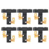 10PCS Carbon Brush Assembly Carbon Brush Holder Fit for 188F/190F/5-8KW Gasoline Generator - 45-Degree Angle