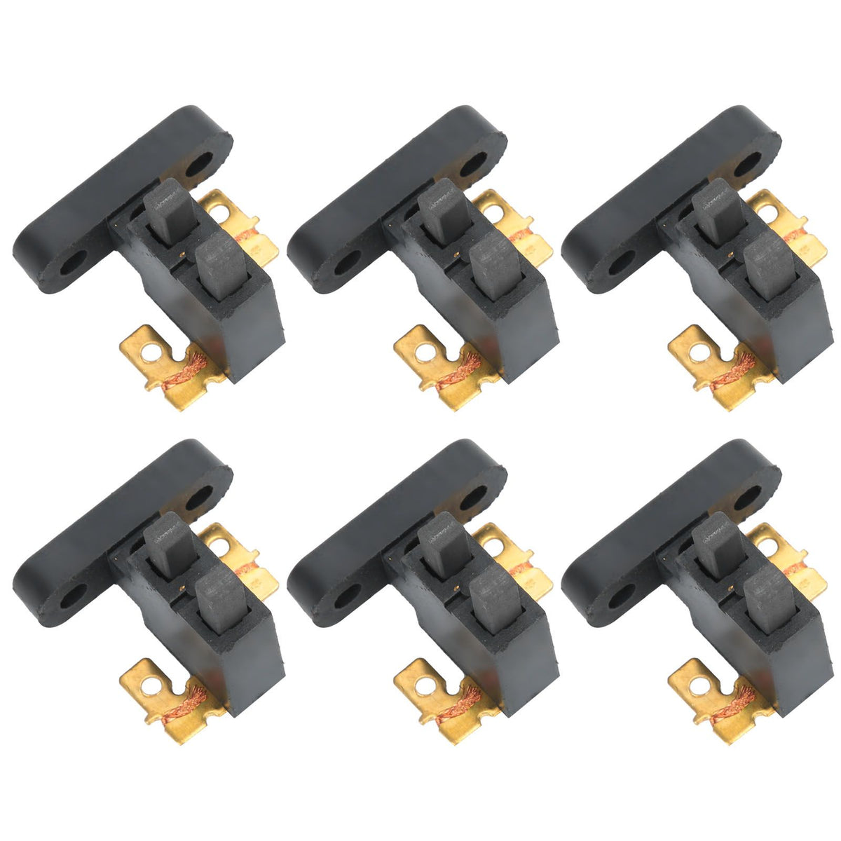 10PCS Carbon Brush Assembly Carbon Brush Holder Fit for 188F/190F/5-8KW Gasoline Generator