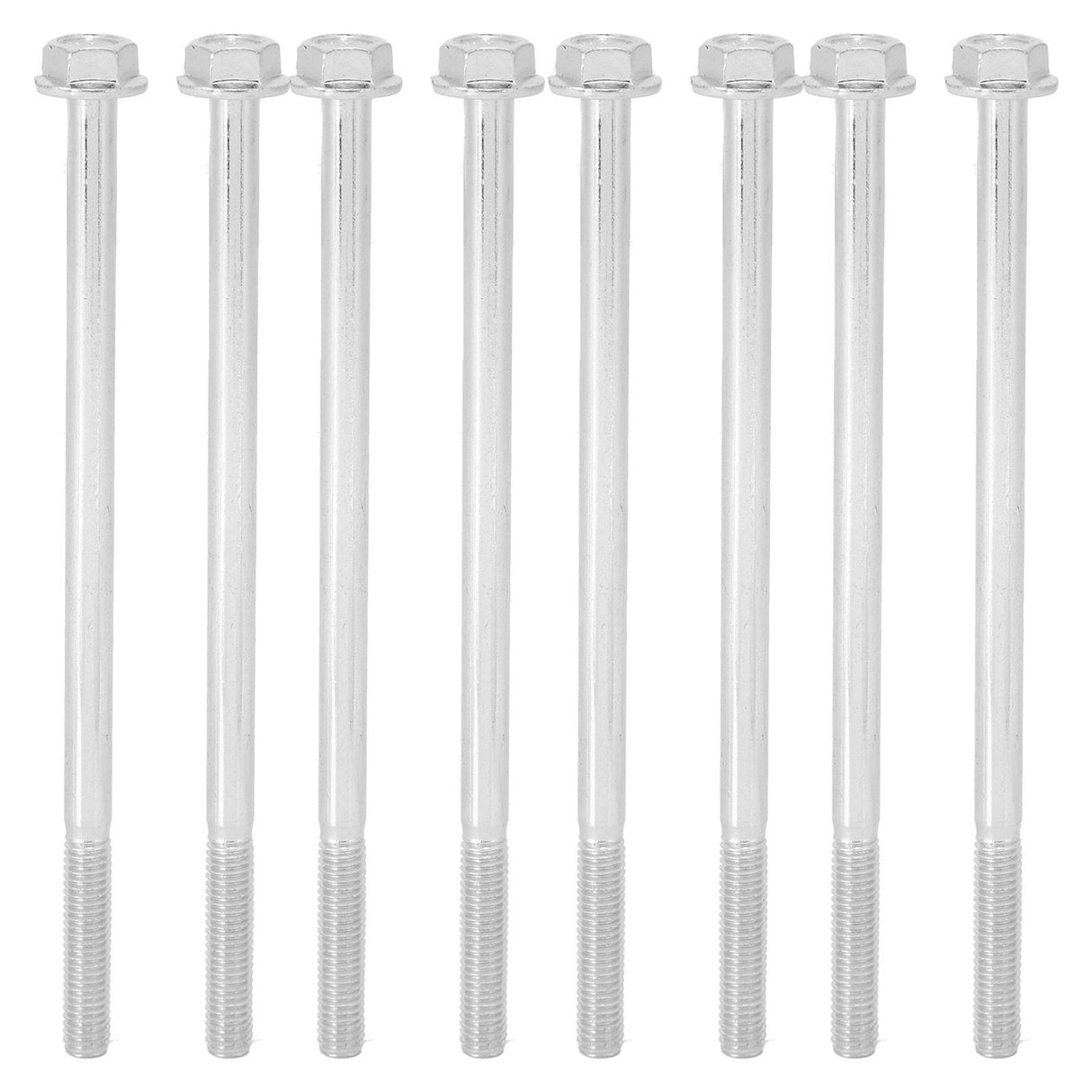 20pcs M6 x 120mm Hex Extended Motor Screw Hex Head Long Screw for Agriculture Household