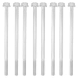 20pcs M6 x 120mm Hex Extended Motor Screw Hex Head Long Screw for Agriculture Household - Front View