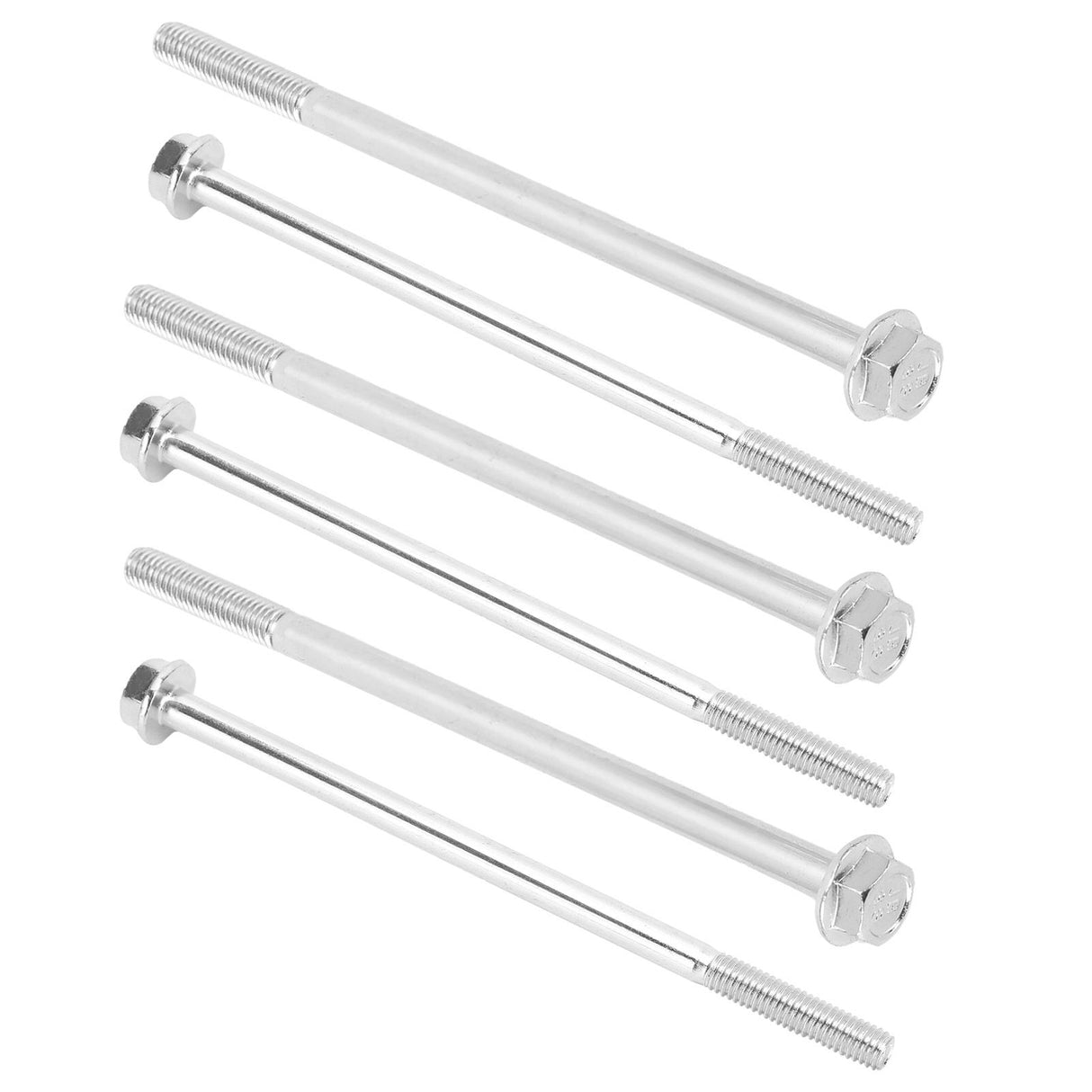 20pcs M6 x 120mm Hex Extended Motor Screw Hex Head Long Screw for Agriculture Household