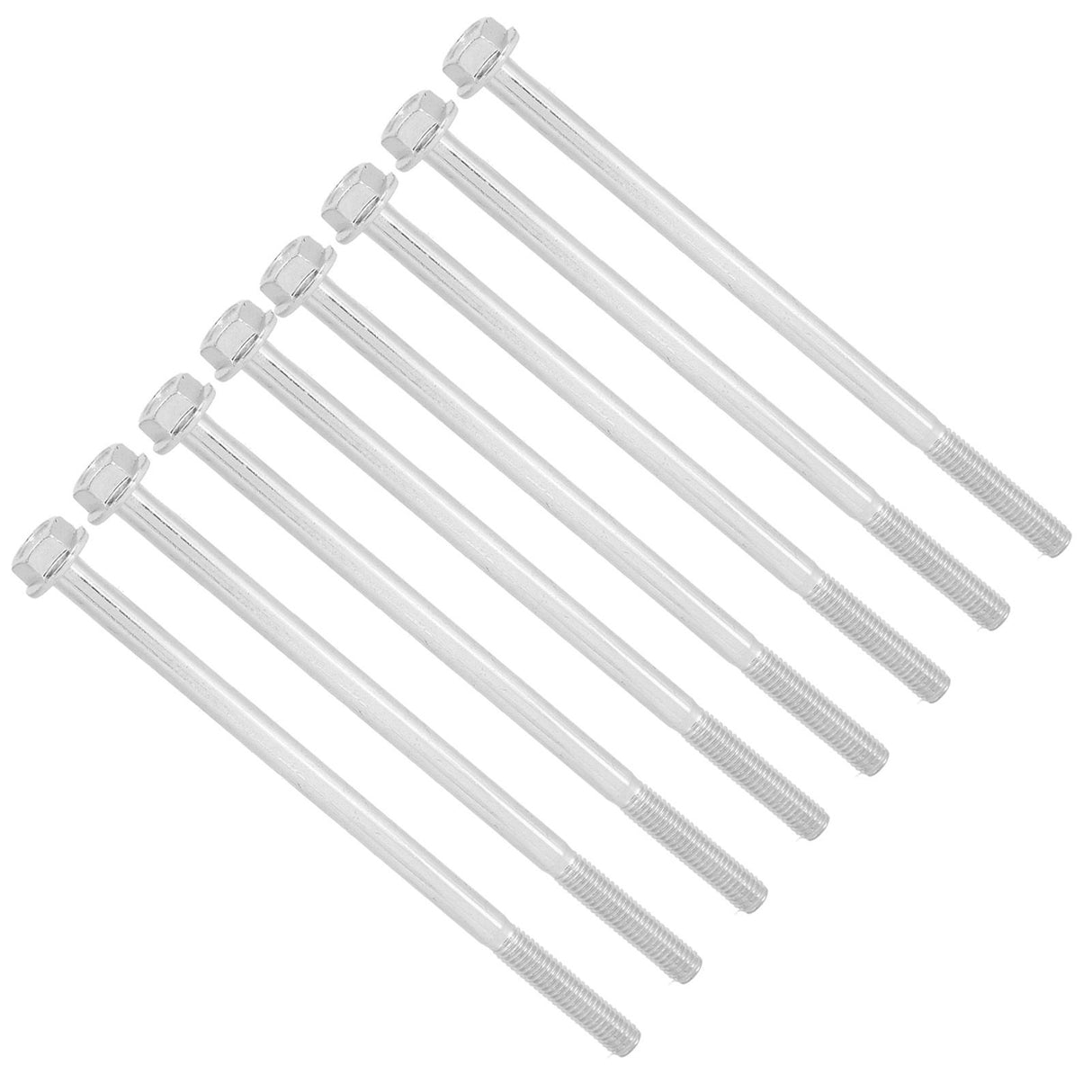20pcs M6 x 120mm Hex Extended Motor Screw Hex Head Long Screw for Agriculture Household