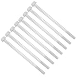 20pcs M6 x 120mm Hex Extended Motor Screw Hex Head Long Screw for Agriculture Household - 45-Degree Angle