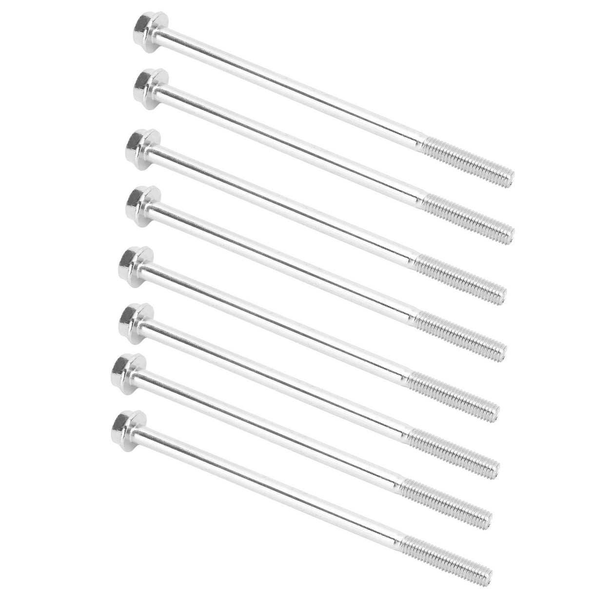 20pcs M6 x 120mm Hex Extended Motor Screw Hex Head Long Screw for Agriculture Household