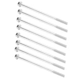 20pcs M6 x 120mm Hex Extended Motor Screw Hex Head Long Screw for Agriculture Household - Rear View