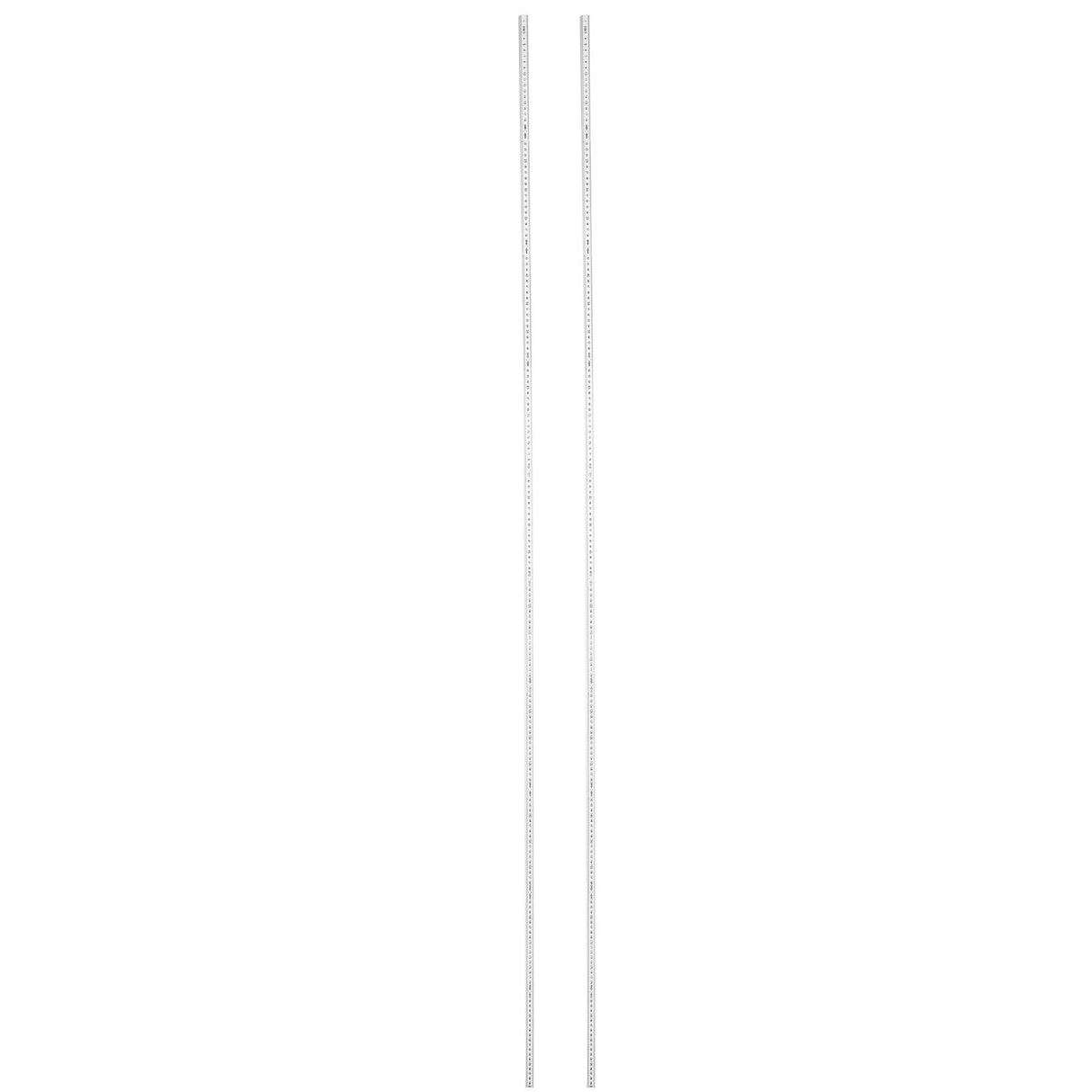 2Pcs 2m Folding Carpenters Ruler Lightweight Compact Measuring Stick Woodworking Tool