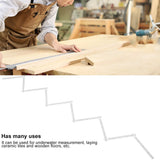 2Pcs 2m Folding Carpenters Ruler Lightweight Compact Measuring Stick Woodworking Tool