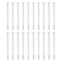 20Pcs Long Hex Bolt Flange Flat Head Screw Replacement M6x135 Generator Hardware Fittings