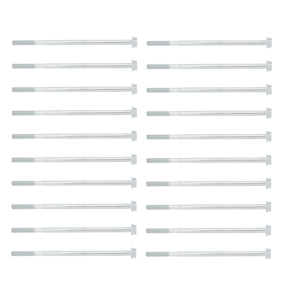 20Pcs Long Hex Bolt Flange Flat Head Screw Replacement M6x135 Generator Hardware Fittings