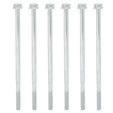 20Pcs Long Hex Bolt Flange Flat Head Screw Replacement M6x135 Generator Hardware Fittings