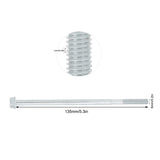 20Pcs Long Hex Bolt Flange Flat Head Screw Replacement M6x135 Generator Hardware Fittings - Extra Image