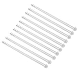 10Pcs Long Flange Bolt M8x235 Hex Head Flange Screw Gasoline Generator Replacement Parts - Side View