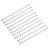 10Pcs Long Flange Bolt M8x235 Hex Head Flange Screw Gasoline Generator Replacement Parts