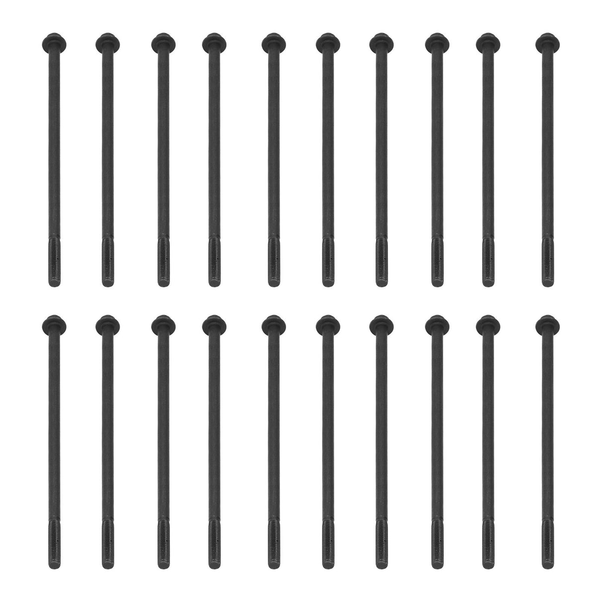 20PCS M6x175 Long Bolts Flange Bolts Threaded Bar Gasoline Diesel Generator Parts