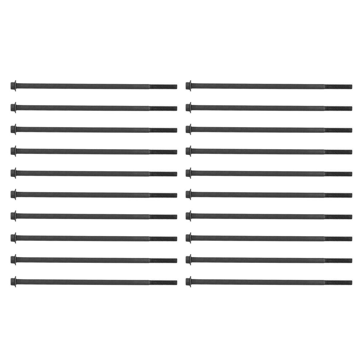 20PCS M6x175 Long Bolts Flange Bolts Threaded Bar Gasoline Diesel Generator Parts