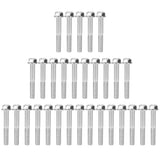 30Pcs M8x55 Screws Cylinder Bolt Accessory for 168F/170F 2kw‑3kw Gasoline Generator