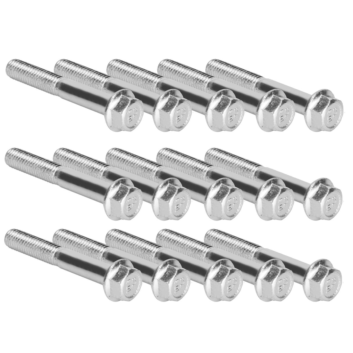 30Pcs M8x55 Screws Cylinder Bolt Accessory for 168F/170F 2kw‑3kw Gasoline Generator