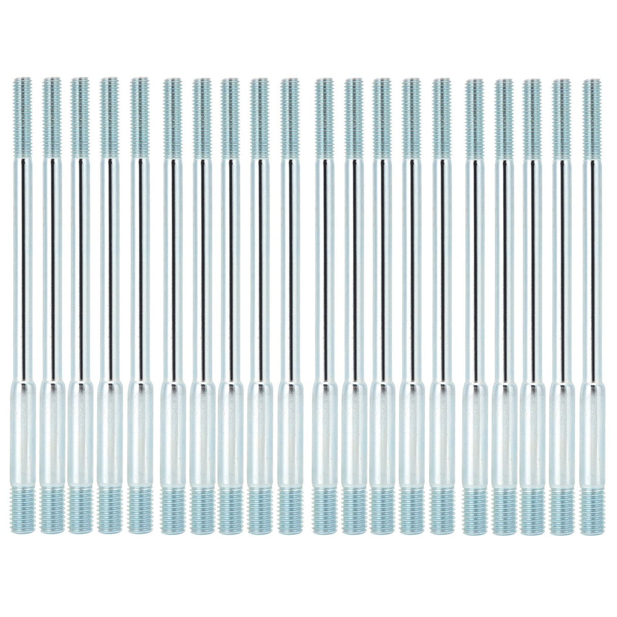 20PCS M6x8x135 Cylinder Head Stud Bolts Double End Threaded Fit for 188F Gasoline Generator