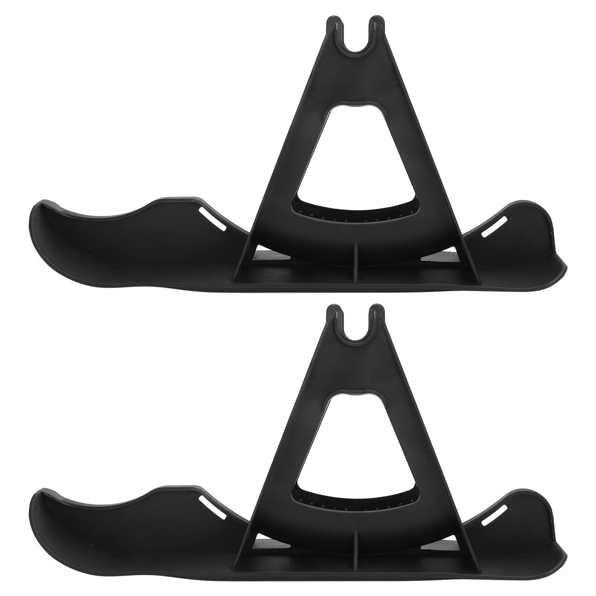 Kids Balanced Scooter Skis Stand Parking Rack Snowboard Equipment for Winter Skiing Black