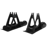 Kids Balanced Scooter Skis Stand Parking Rack Snowboard Equipment for Winter Skiing Black - Rear View