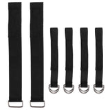 Kids Balanced Scooter Skis Stand Parking Rack Snowboard Equipment for Winter Skiing Black