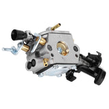 Aluminium Alloy Carburetor Carb Fit for Husqvarna 450 450E 445 445E Chainsaw Gas Engines - Rear View