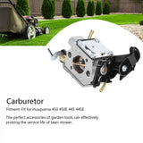Aluminium Alloy Carburetor Carb Fit for Husqvarna 450 450E 445 445E Chainsaw Gas Engines