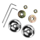 2Set Gear Case Thrust Plate Gasket Collar Nut Kit Lawn Mower Brush Cutter Accessory - Front View